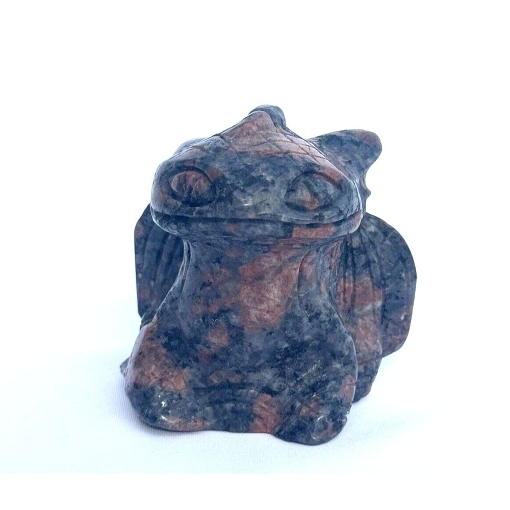 Red Jasper Baby Toothless Fire Flying Dragon, Pokémon Dragon Figurine Reiki